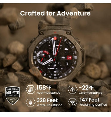 Xiaomi Amazfit T-Rex 3 Outdoor 48mm Smart Watch Onyx Black product image 5