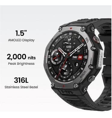 Xiaomi Amazfit T-Rex 3 Outdoor 48mm Smart Watch Onyx Black product image 6