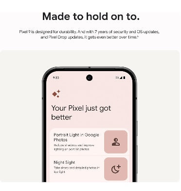 Google Pixel 9 256gb/12gb Porcelain product image 11