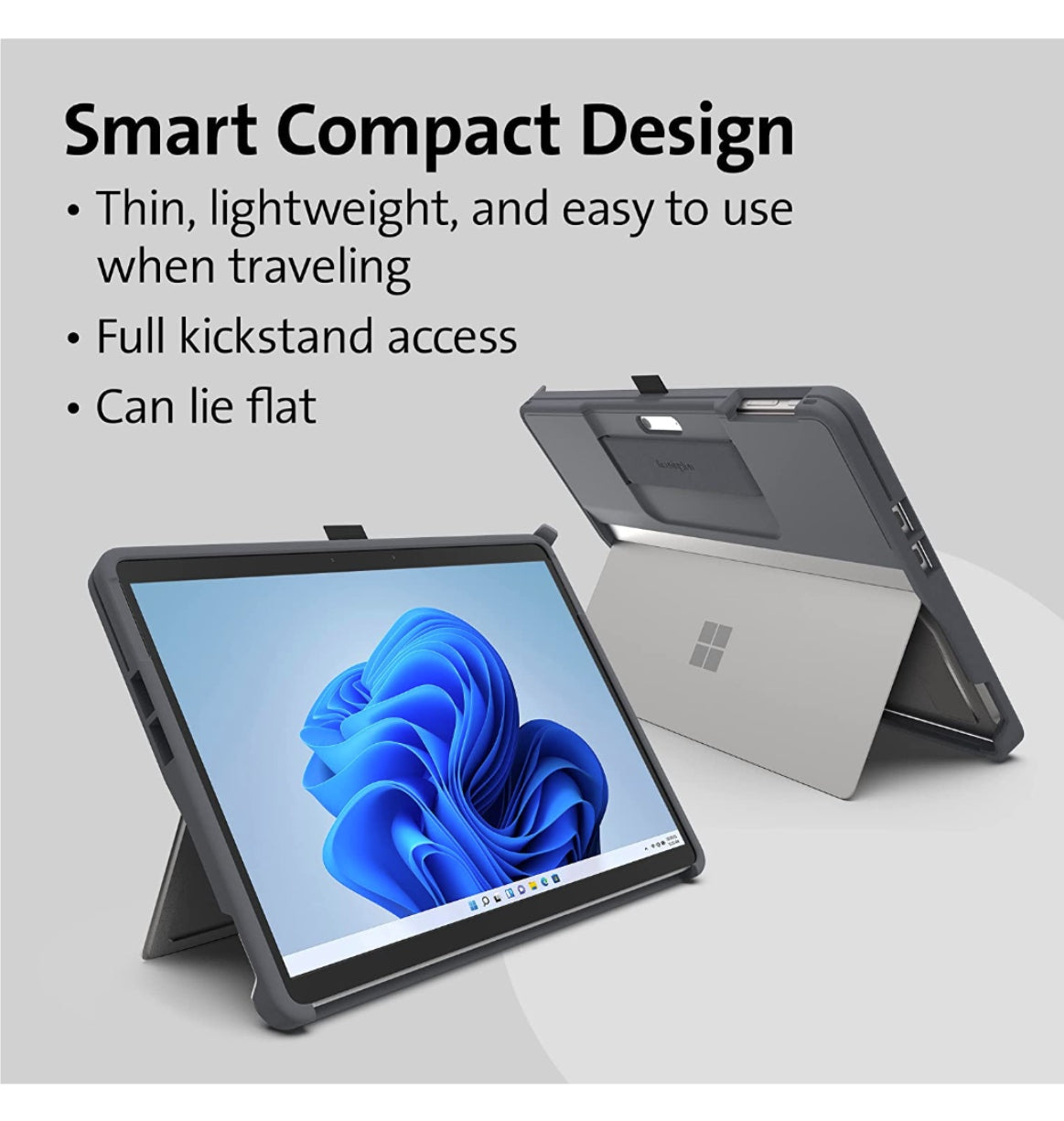 Kensington Microsoft Surface Pro 9 Blackbelt Rugged Case Black product image 4