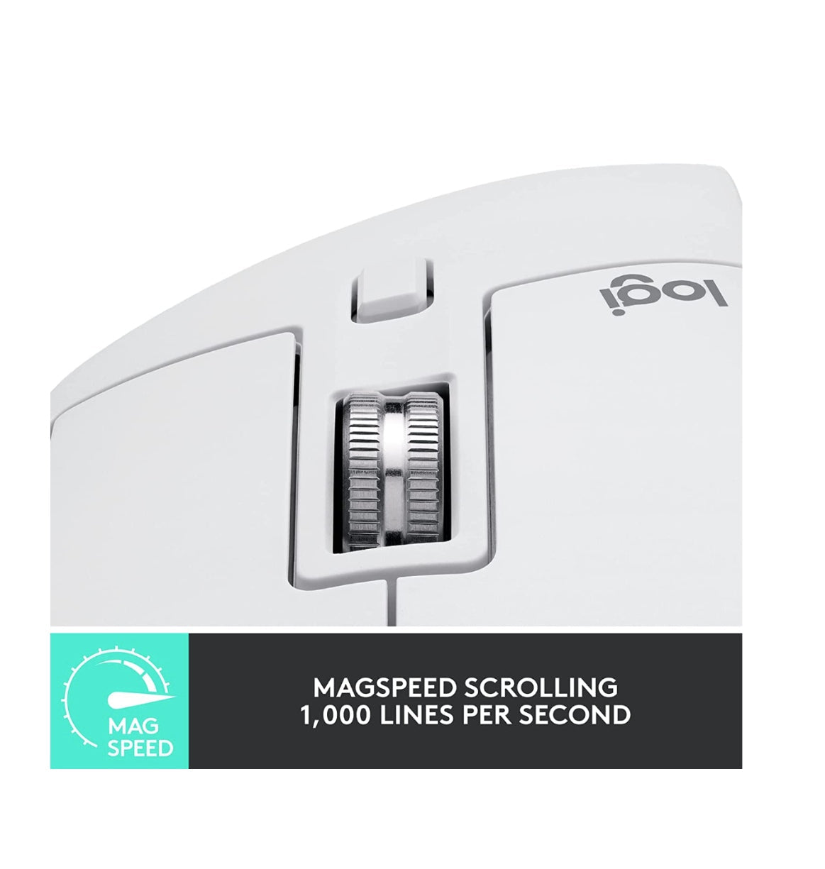 Logitech Mx Master 3s Wireless Mouse Pale Grey product image 4
