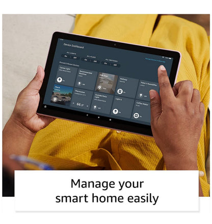 Amazon Fire HD 10" Tablet 64gb Wi-Fi Black (2021) — side view
