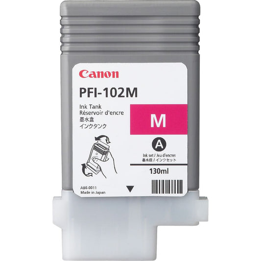 Canon PFI-102M 130ml Magenta Ink Cartridge image 1