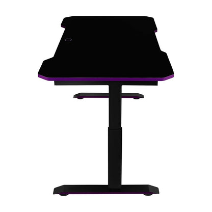 Cooler Master GD160 Black And Purple Gaming Desk (CMI-GD160-PRV1) — front view