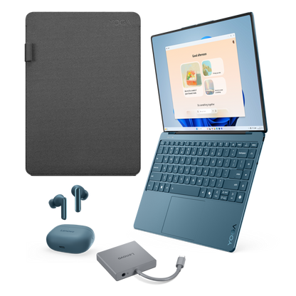 Lenovo Yoga 9 Slim Intel Core Ultra 7 258V 32GB RAM 1TB SSD Laptop — front view