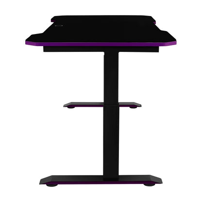 Cooler Master GD160 Black And Purple Gaming Desk (CMI-GD160-PRV1) — side view