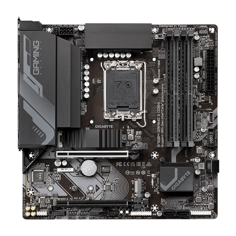 Gigabyte B760M Gaming X DDR4 LGA1700 Motherboard (GA-B760M-GAMING-X-DDR4) image 2