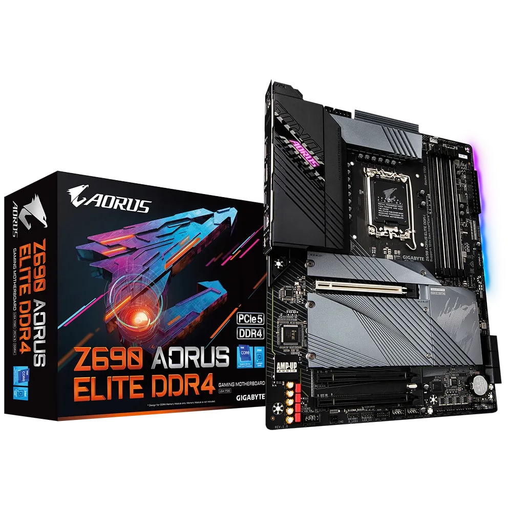 Gigabyte Z690 Aorus Elite DDR4 Motherboard (GA-Z690-AORUS-ELITE-DDR4) image 1