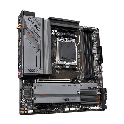 Gigabyte B650M Gaming X AX AM5 Motherboard (GA-B650M-GAMING-X-AX) — side view
