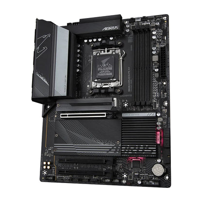 Gigabyte B650 Aorus Elite AX Motherboard (GA-B650-AORUS-ELITE-AX) — rear view