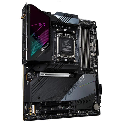 Gigabyte AB650E Aorus Master Motherboard (GA-B650E-AORUS-MASTER) — rear view