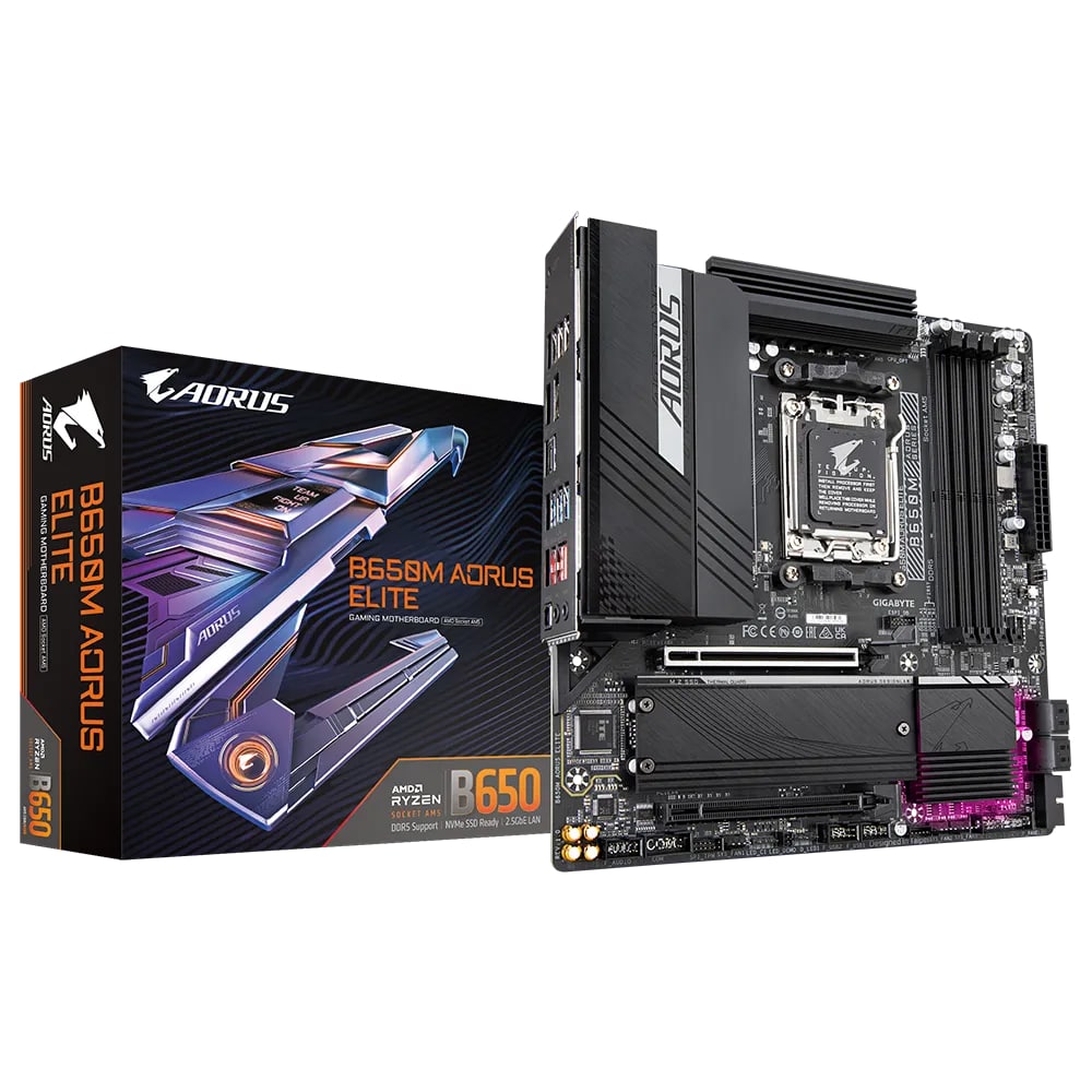 Gigabyte B650 Aorus Elite Motherboard (GA-B650M-AORUS-ELITE) image 1