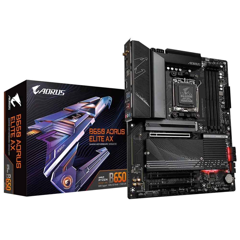 Gigabyte B650 Aorus Elite AX Motherboard (GA-B650-AORUS-ELITE-AX) image 1