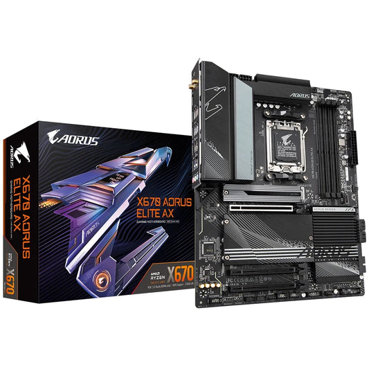 Gigabyte X670 Aorus Elite AX Motherboard (GA-X670-AORUS-ELITE-AX) image 1