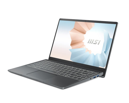 MSI Modern 14 B5M Notebook PC – Ryzen 5-5500U / 14.0″ FHD / 8GB RAM / 256GB SSD / Win 11 Home / Grey (B5M-087ZA) image 2