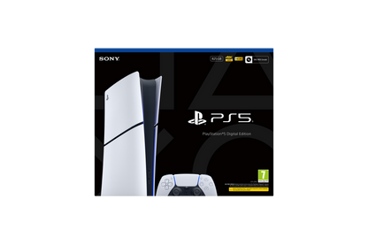 Sony PlayStation PS5 Digital Edition (e) 825gb Console — front view
