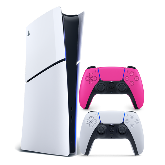 PS5 Slim Digital E Console + Nova Pink Controller Bundle gallery image 1
