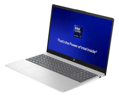 HP 15s Intel Core Ultra 7 155H 16GB RAM and 512GB SSD Laptop Gold — side view