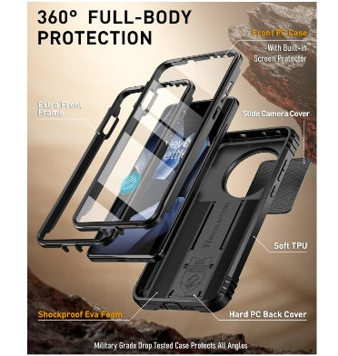 Oneplus 13 Premium Full Body Rugged Poetic Revolution Case Black product image 3