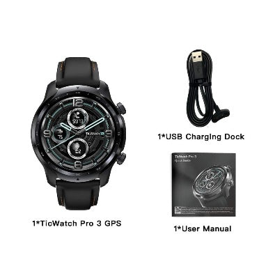 Ticwatch Pro 3 GPS Smartwatch Shadow Black product image 6