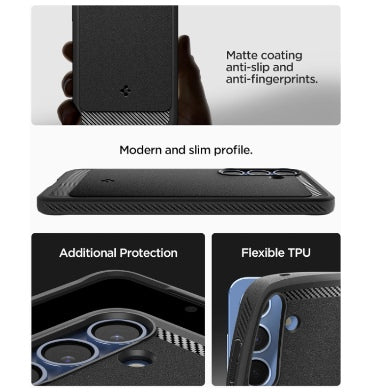 Spigen Samsung Galaxy S25+ Premium Rugged Armor MagSafe Case Black product image 6