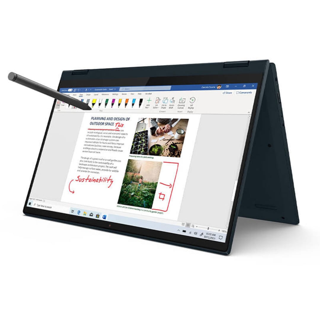Lenovo IdeaPad Flex 5 14ITL05 Notebook PC – Core i5-1135G7 / 14″ FHD / 8GB RAM / 512GB SSD / Win 11 Home (82HS00J0SA) — rear 
