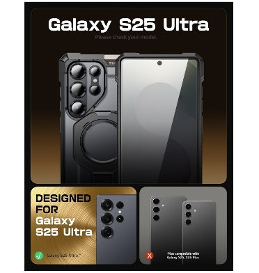 Supcase Samsung Galaxy S25 Ultra Premium Rugged Protective MagSafe Case Black product image 2