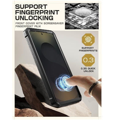 Supcase Samsung Galaxy S25 Ultra Full Body Rugged Protective Case Black product image 7