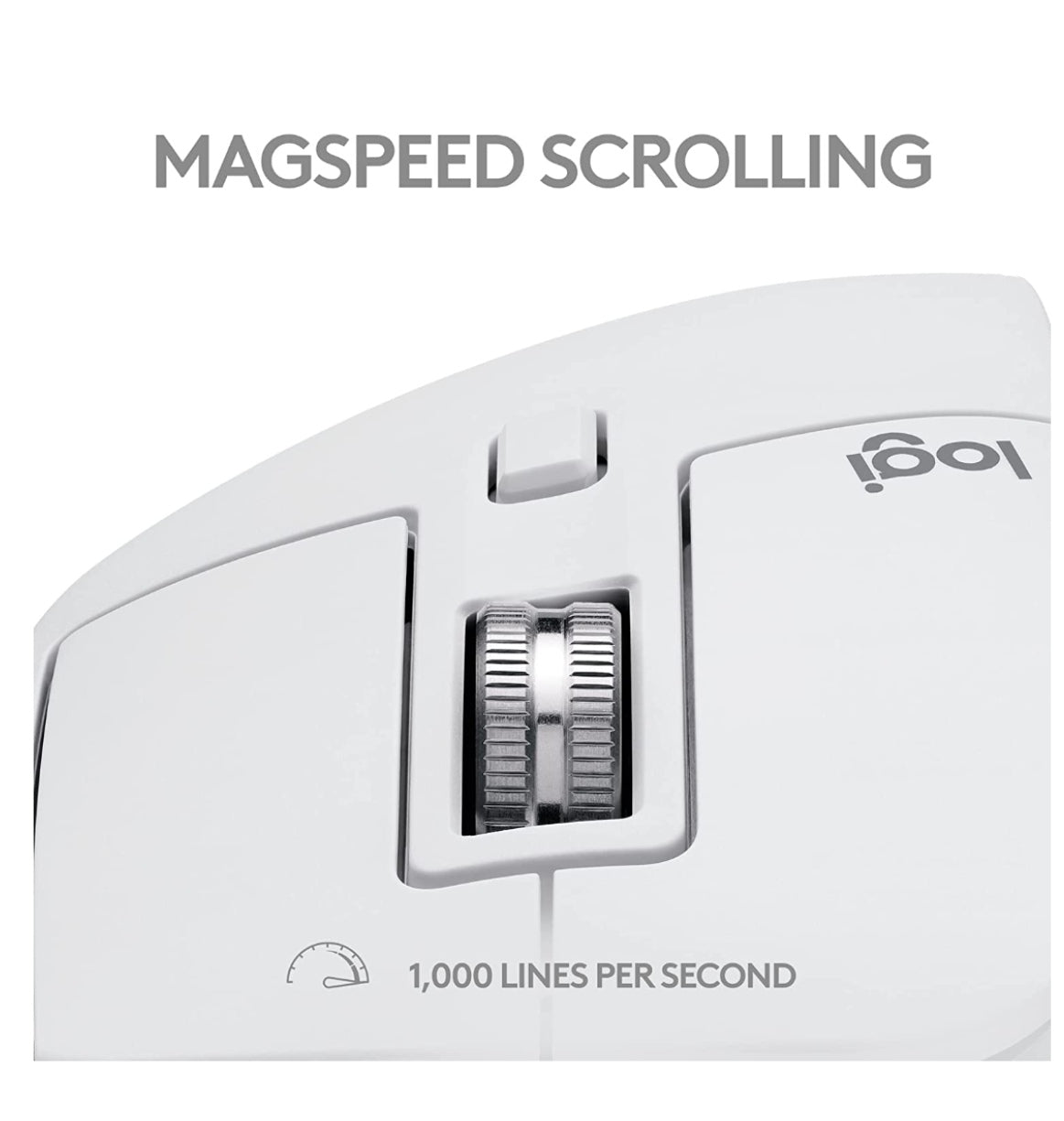 Logitech Mx Master 3s Wireless Mouse Mac Edition Pale Gray product image 5