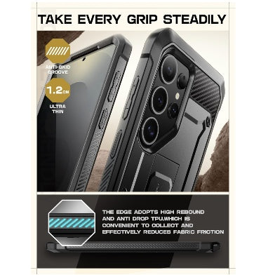 Supcase Samsung Galaxy S25 Ultra Full Body Rugged Protective Case Black product image 8