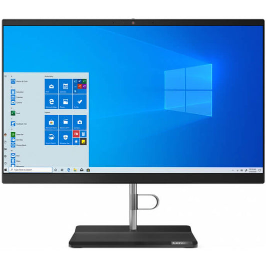 Lenovo V50a-24IMB All-in-One Desktop PC – Core i7-10700T / 23.8″ FHD / 8GB RAM / 1TB HDD / Win 10 Pro (11FJ000RSA) image 1