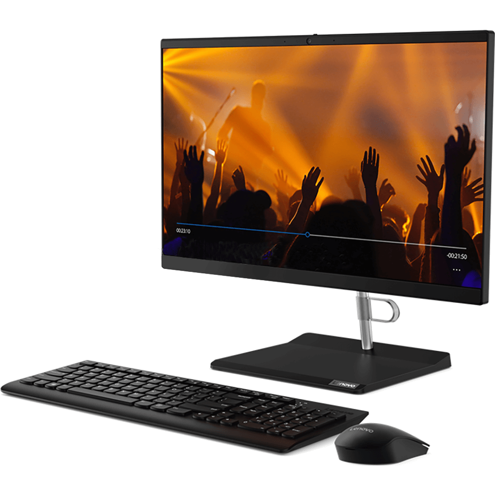 Lenovo V50a-24IMB All In One Desktop PC – Core i5-10400T / 4GB RAM / 1TB HDD / 23.8″FHD / DVD RW / Win 10 Pro (11FJ000GSA) image 3