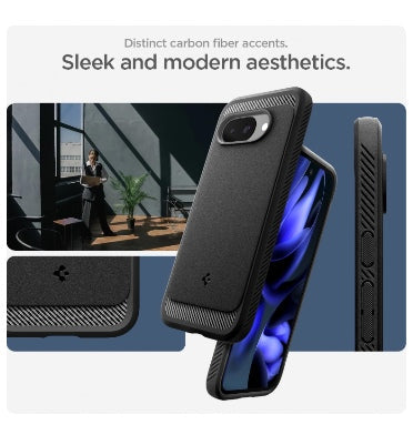 Spigen Google Pixel 9a Premium Rugged Armor MagSafe Case Black product image 4