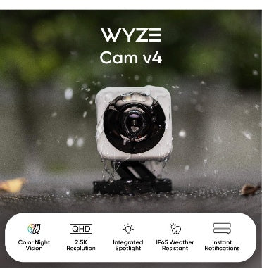 Wyze Cam V4 Smart Home Camera Clear product image 2