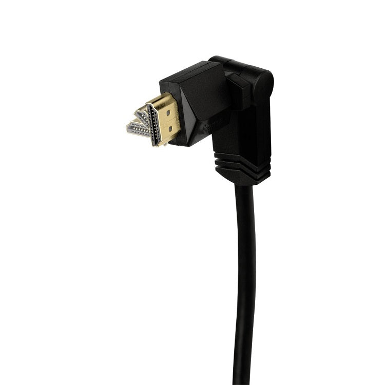 Hama HDMI to HDMI Gold Plated Rotable 1.5m Cable (122110) — side view