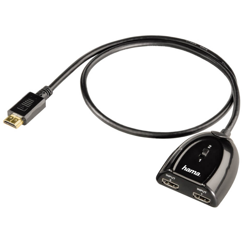 Hama HDMI 2×1 Split and Switcher Cable (122224)