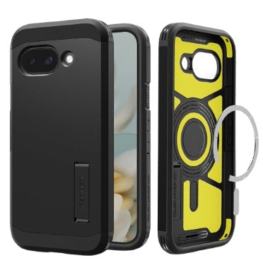 Spigen Google Pixel 9a Premium Tough Armor MagSafe Case Black product image 1