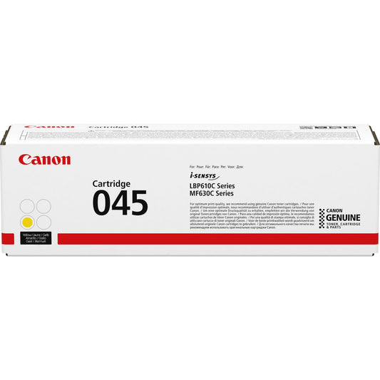 Canon 045 Yellow Toner Cartridge (1239C002AA) image 1