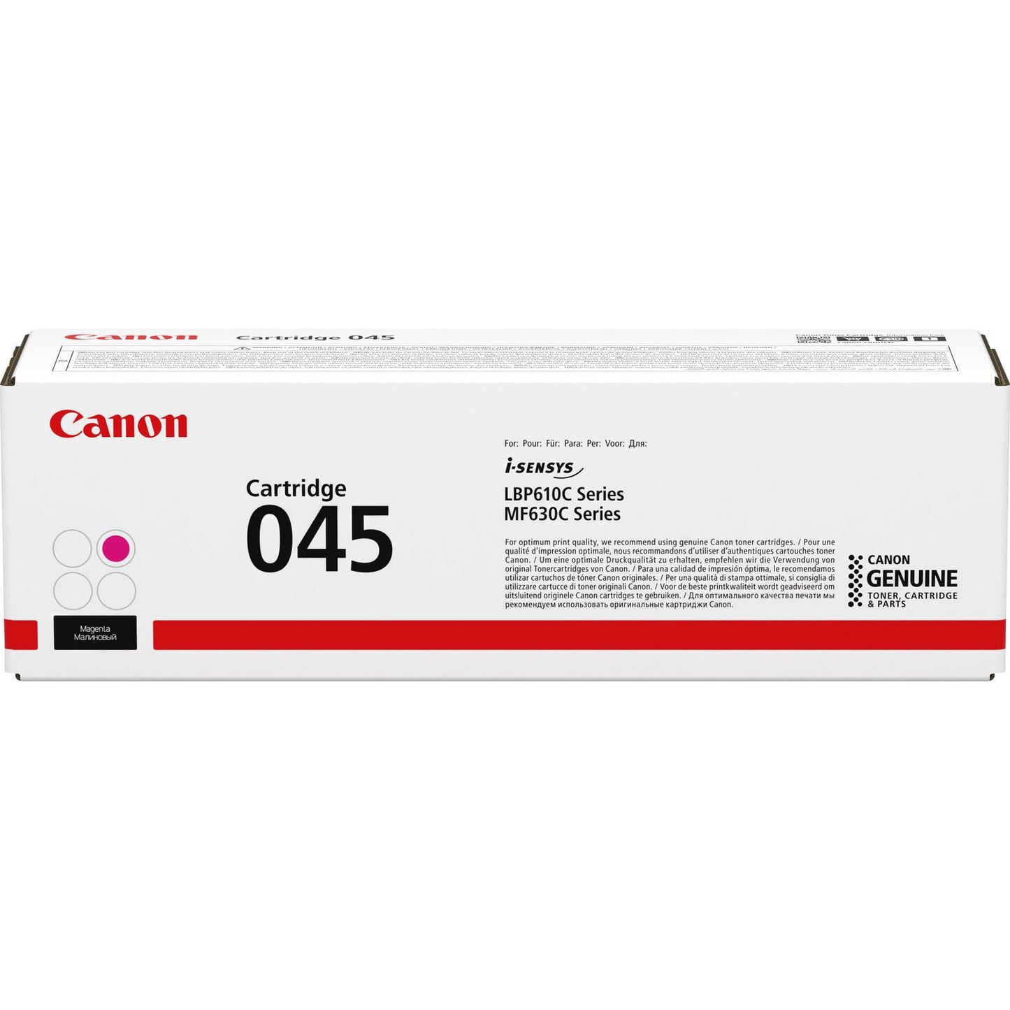 Canon 045 Magenta Toner Cartridge (1240C002AA) image 1