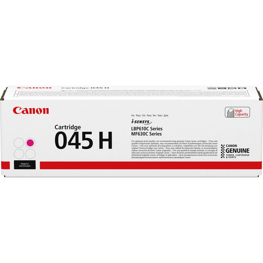 Genuine Canon 045H High Yield Magenta Toner Cartridge (1244C002AA) image 1