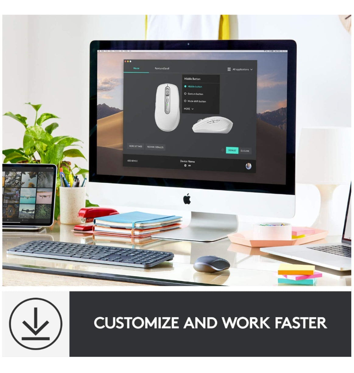 Logitech Mx Anywhere 3 Wireless Mouse Mac Edition Pale Gray product image 8