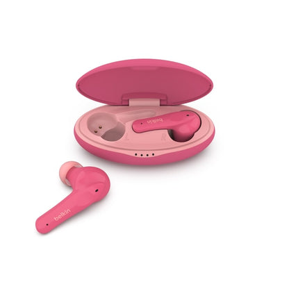 Belkin SoundForm Nano Pink Wireless Earbuds for Kids (PAC003BTPK) — detail view
