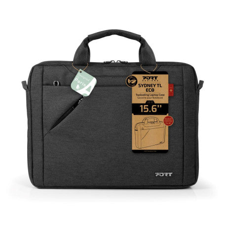 Port Designs ECO SYDNEY 15.6-inch Laptop Bag – Black (135172) — side view