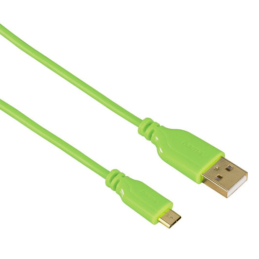 Hama Flexi-Slim USB to Micro USB 0.75m Cable (135702) image 1