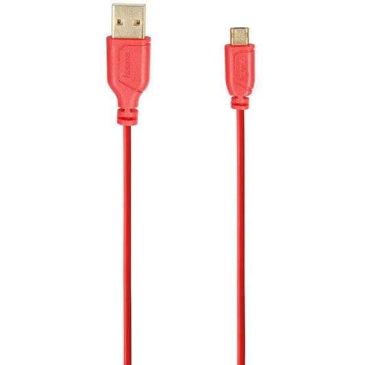 Hama USB 2.0 Micro Cable Flexi Slim 0.75M – Red (135703) image 1