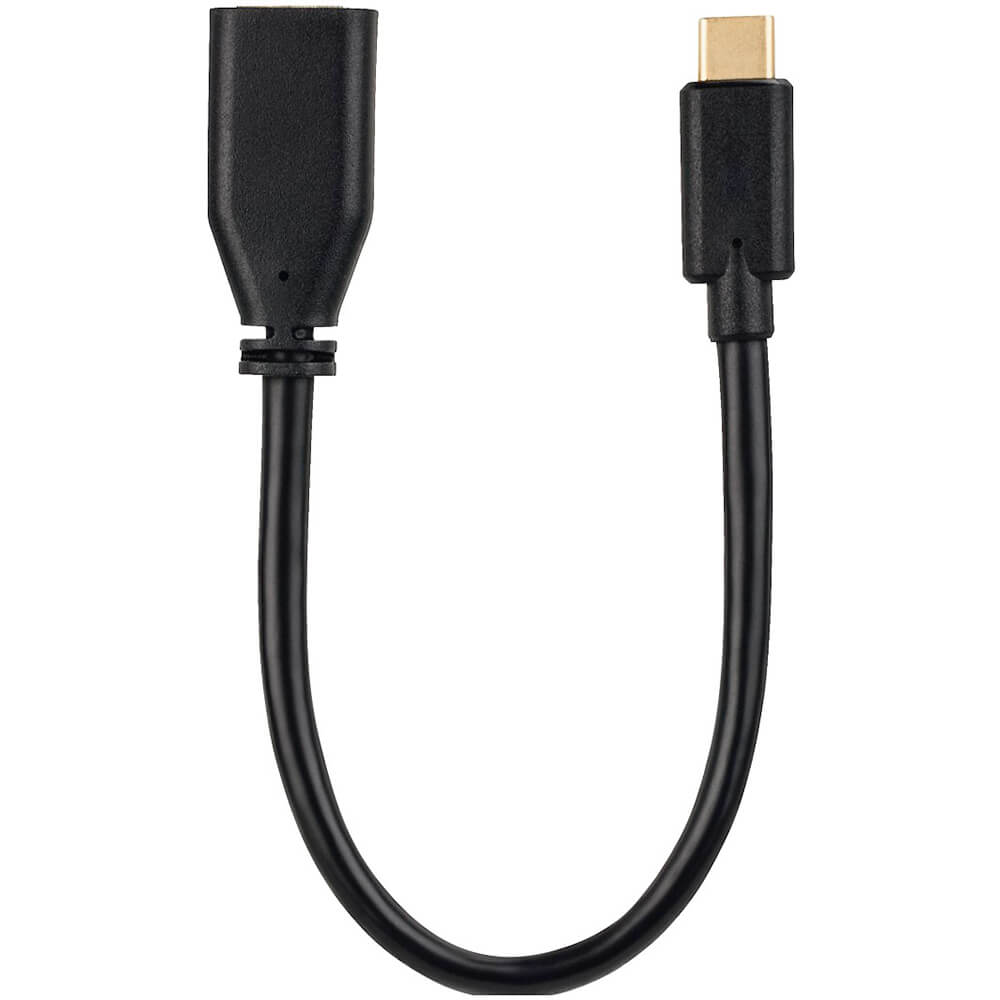 Hama USB Type-C Adapter Cable USB-C Plug to USB 3.1 A Socket 0.15M (135712) — in use