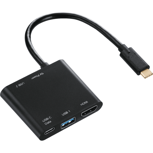 Hama USB C 4 in 1 Multi Port Adapter (135729) image 1