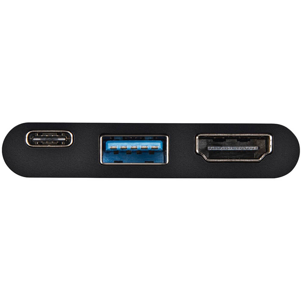 Hama USB C 4 in 1 Multi Port Adapter (135729) — rear view