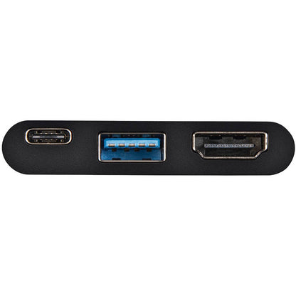 Hama USB C 4 in 1 Multi Port Adapter (135729) — rear view