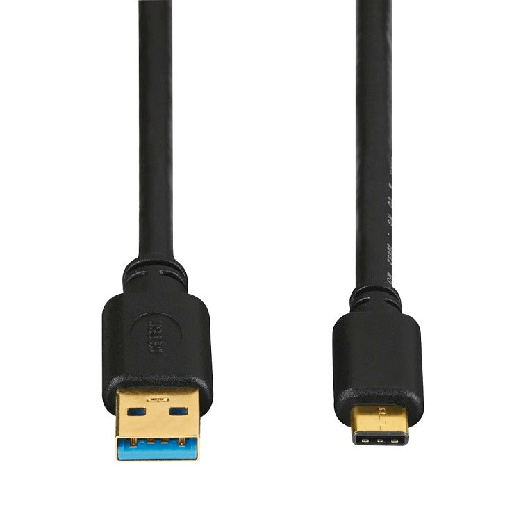 Hama USB 3.1 to USB Type C 0.75m Cable (135735) — side view